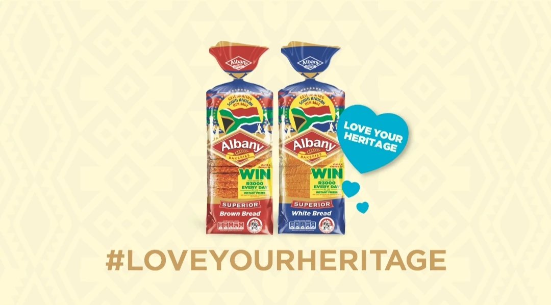 Running alongside the limited-edition packaging is a promotional campaign.

There are instant prizes (a share of R50 000,00 airtime vouchers) and 3x R1000 cash prize daily. 

Click here for more: iloveza.com/blogs/news/alb…

#CelebrateHeritage
#LoveYourHeritage #iloveza♥️🇿🇦