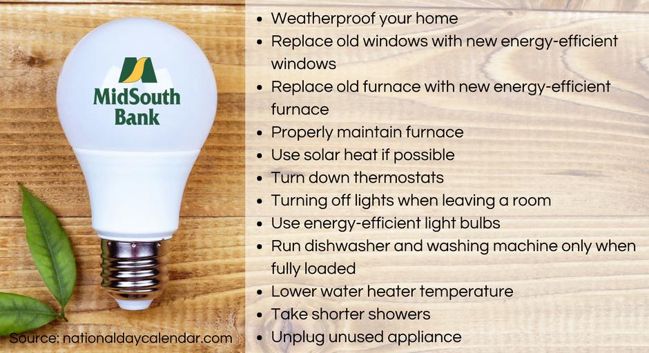 These tips (and many others) can help you cut energy costs and add to your saving’s goals. #SavingEnergy