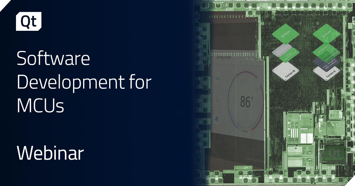 qtproject's tweet image. &apos;Qt For MCUs&apos; has so much potential that it inevitably generates many questions. We therefore highly recommend that you register for this #webinar to join the discussion on why #QtForMCUs is such a big deal . See you there!; hubs.ly/H0ktTc10

#Microcontroller #MCU #QtDev