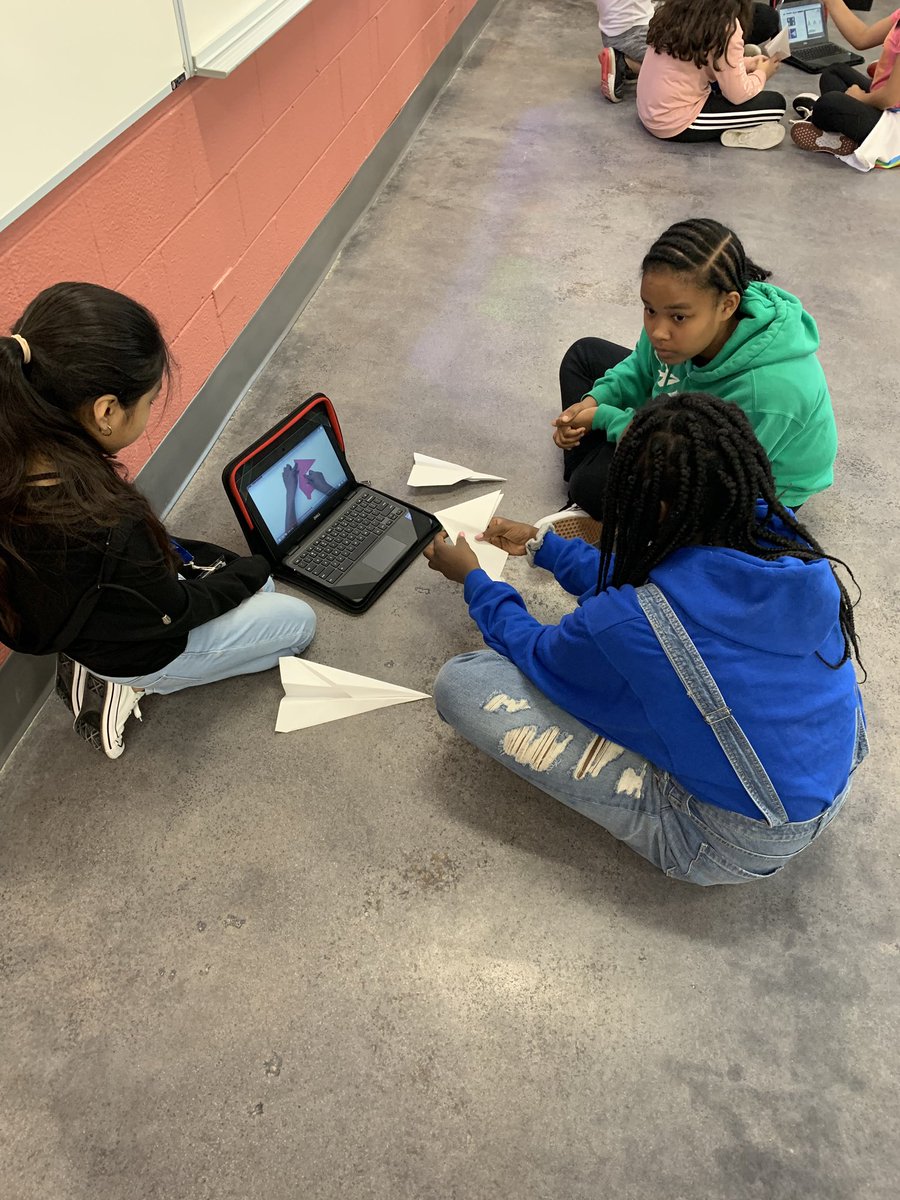Team work is all about communication and listening to different ideas! Paper airplane challenge! Teams have to build, test and redesign the best paper airplane in the class!