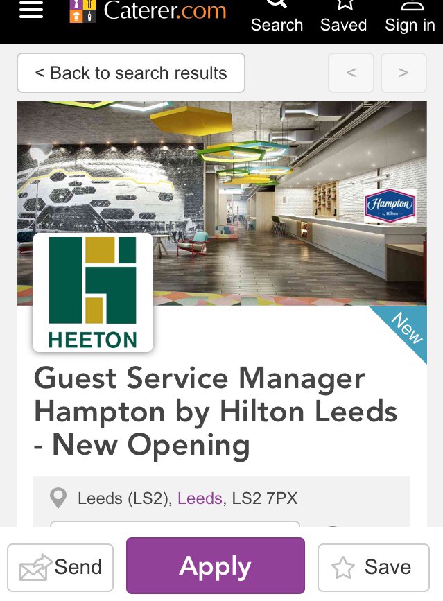 HamptonLeeds's tweet photo. We’re now recruiting for Guest Service Managers! 
For the full details and to send an application, please visit the Caterer website 

#recruitment #Recruiting #job #jobsearch #hotel #newhotel #leeds #hamptonbyhilton #heetonhospitality #caterer https://t.co/0blTUSUyvi