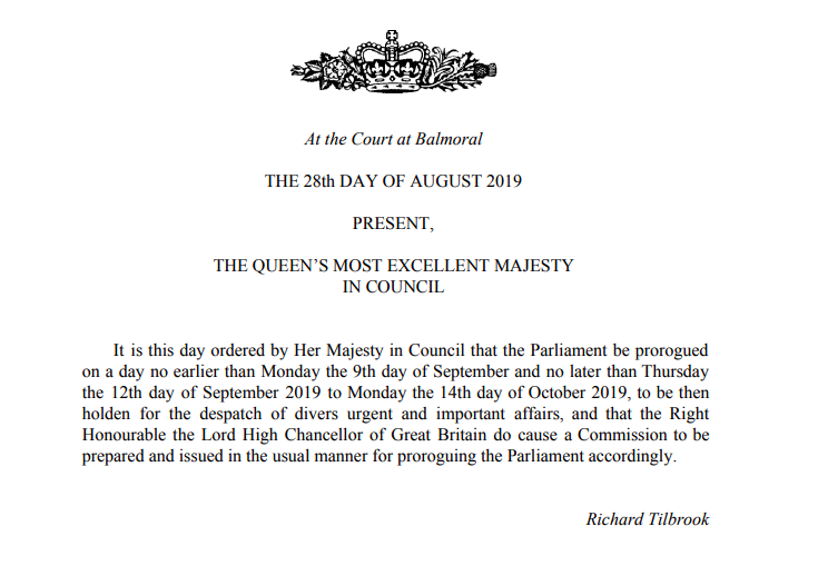 The Queen orders Parliament to be suspended. businessinsider.com/reports-boris-…