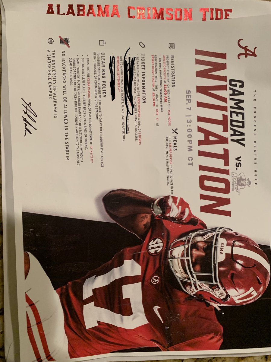 Very excited and thankful to receive a game day invite to the University of Alabama <a href="/DexPreps/">DexPreps</a> <a href="/DatDude70/">Dexter Tolbert</a> @FootballPell <a href="/AL6AFootball/">Alabama5AFootball</a> <a href="/AlabamaFTBL/">Alabama Football</a> <a href="/AL_Recruiting/">AL Recruiting</a>