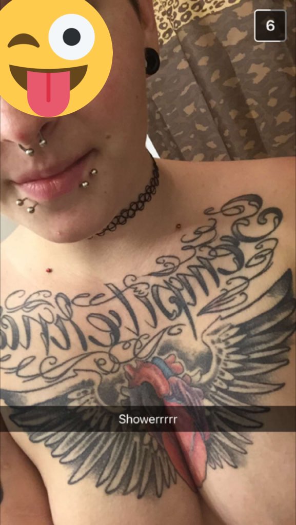 randomchicks6's tweet photo. Introducing my #bodymodslut she is very naughty and loves to play! #bodymod #bodymods #tattoo #peircing #piercednipplds #bigtits #seethrough #snapslut https://t.co/Z1WxRHENRW