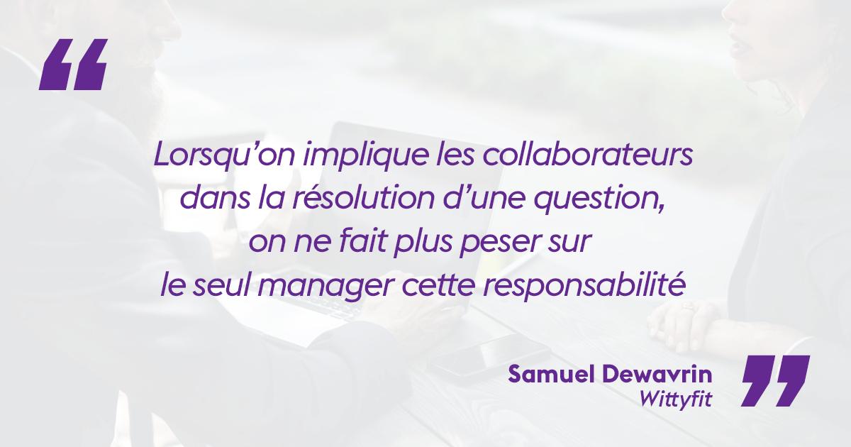 MonsterFrance's tweet photo. #Autonomie en entreprise : pour plus de performance, Samuel Dewavrin, Président de @Wittyfit, appuie la nécessité d’équipes plus autonomes en entreprise ➡ https://t.co/ZzNdZZdspp #manager #Collaborateurs https://t.co/l5PUyB4ZaL