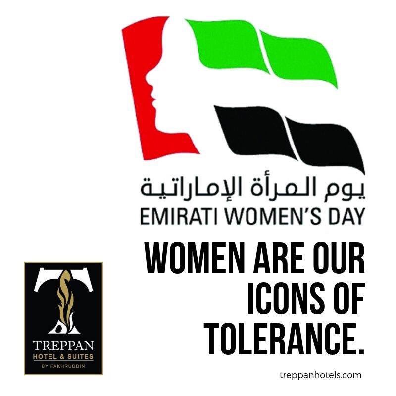 On Emirati Women's Day, we celebrate the UAE's icons of tolerance! #emiratiwomensday #treppanhotel