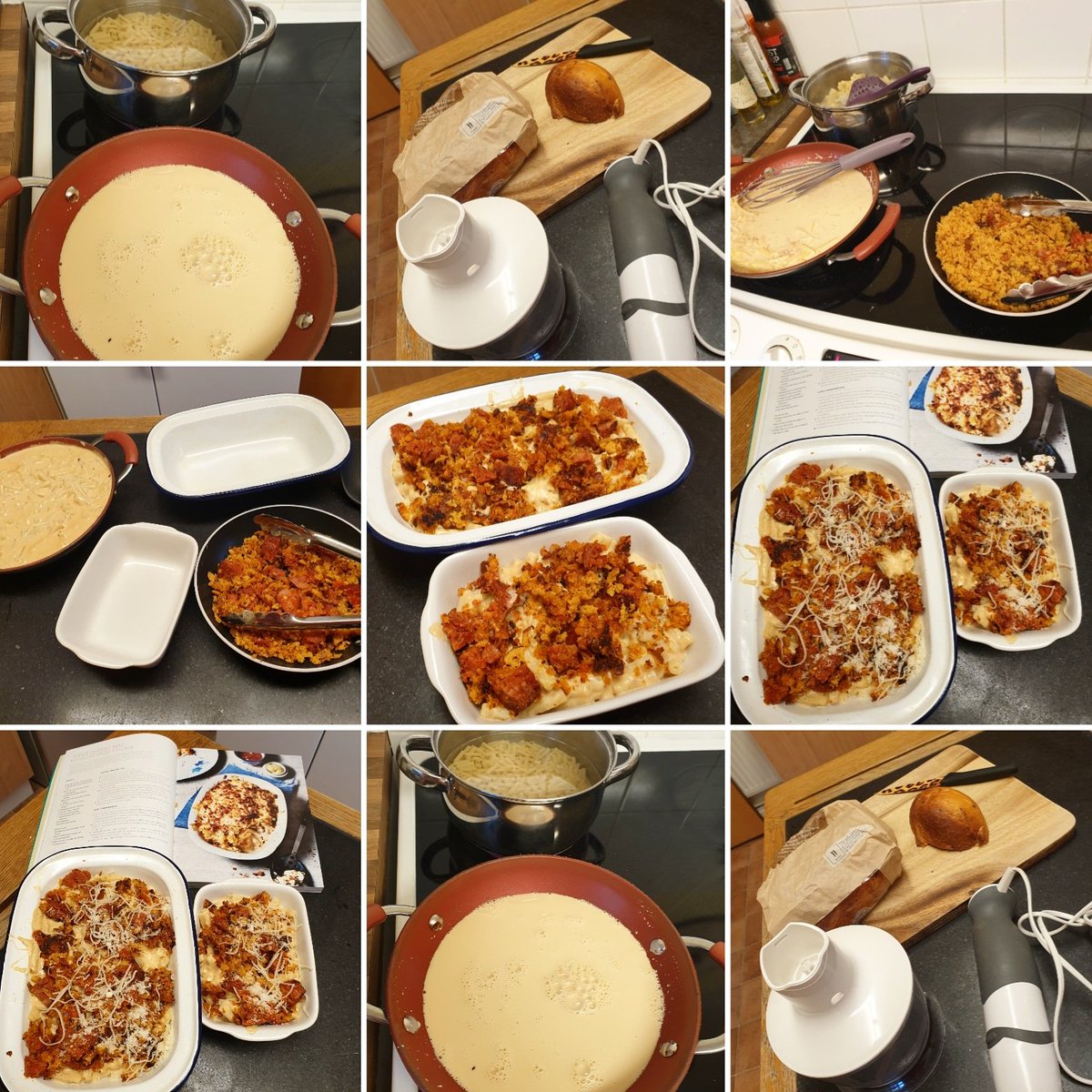 Lynette_Jenkins's tweet image. Three cheese mac with chorizo crumb never made before or never tasted in 51 years 🤣 I have clearly been missing out #cookslow #recipe from @Deanedwardschef and also on Dean's YouTube channel proper food check it out and subscribe 👌😂