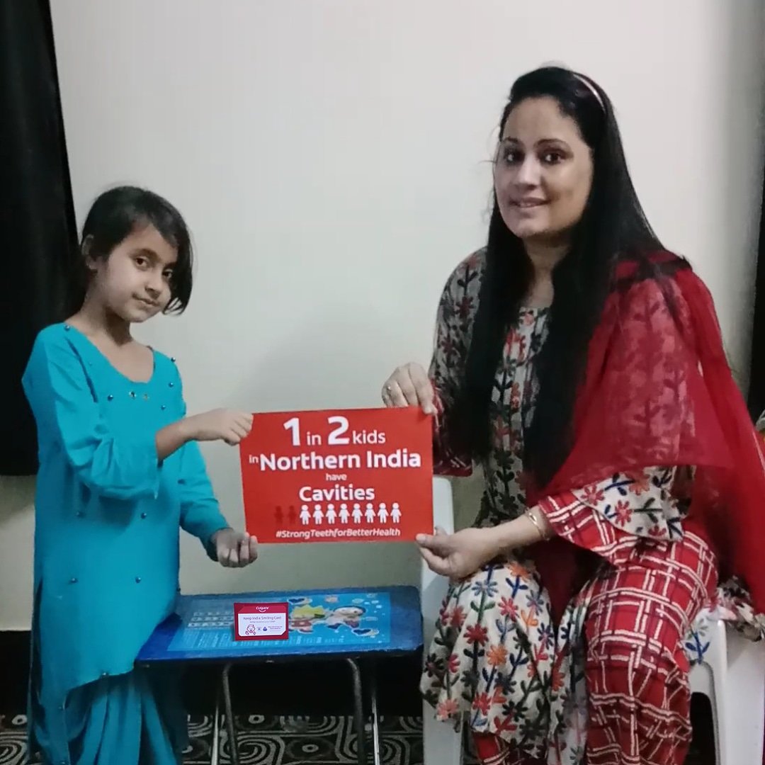 1 out of 2 kids in Northern India have Cavities? I got to know this important fact at the dental checkup hosted by Colgate, especially for children. Let's take dental health more seriously! #ColgateForStrongTeeth #StrongTeethForBetterHealth