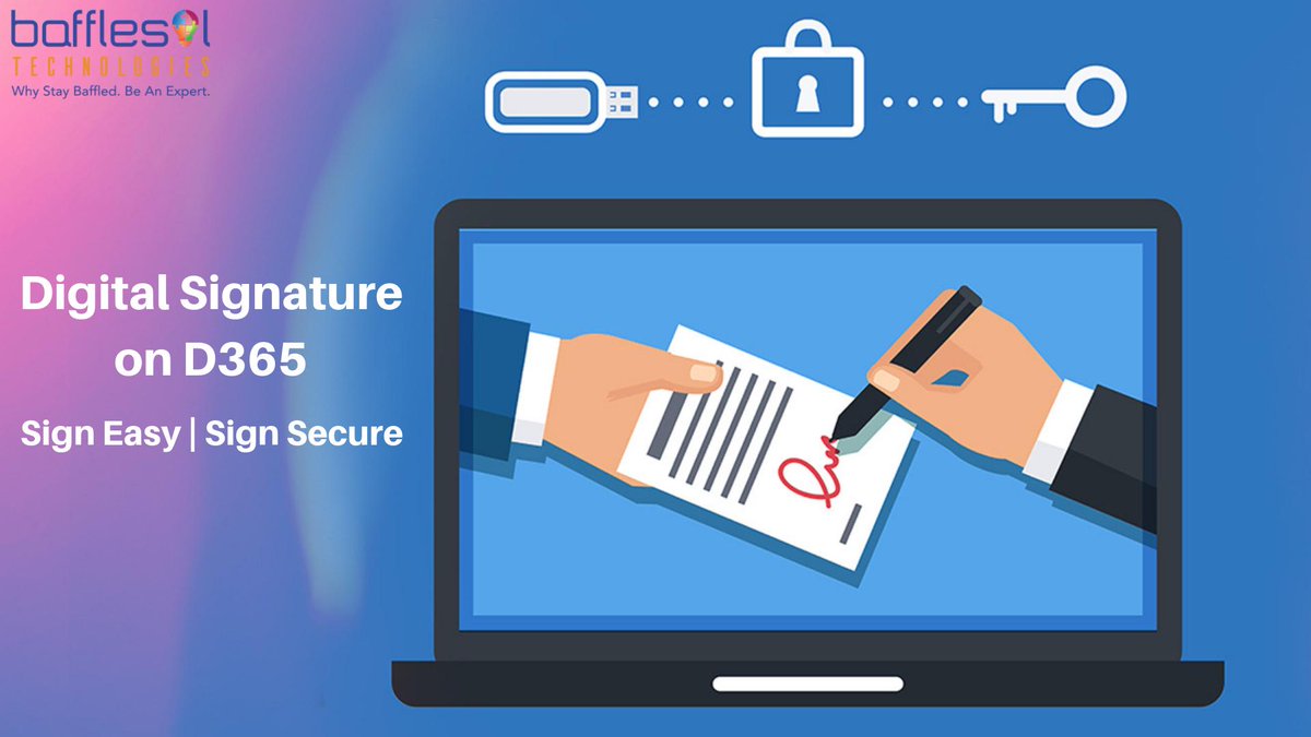 BaffleSol's tweet image. Everything you Need to Know about Digital Signature on D365.
Read Here: bafflesol.com/blog/Digital-S…
For more, call us at +91- 9582052518 or write to us at info@bafflesol.com

#DigitalSignature #paperless #SecureSign #DigitalSignonD365 #microsoftpartner #D365 #Dynamics365 @BaffleSol