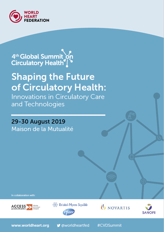 worldheartfed's tweet image. Just one day to go until the 4th Global Summit on Circulatory Health! A global forum where experts will convene and mobilize advocates on the topic of Innovation in Circulatory Care and Technologies. Follow #CVDSummit for live updates. world-heart-federation.org/global-summit/…