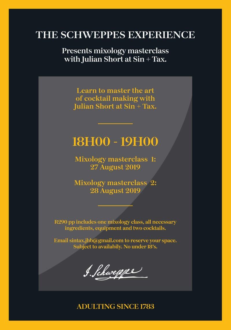 MoLunarTic's tweet photo. About Last Night:
Out at #MixologyMasterclass presented by @SchweppesSA with your #WCWednesday @olona_bodlo https://t.co/7AtA08fCo5