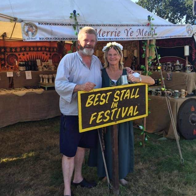 Big congratulations to Merrie Ye Mead for winning best stall at the festival merrieyemead dave62white

Well deserved we love the decorative bottles!

#englandsmedievalfestival #herstmonceuxcastle #merrieyemead #beststall #sussex #winners