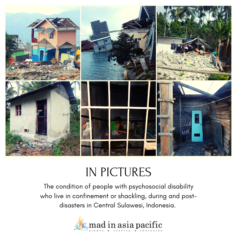 madasiapacific's tweet photo. In Pictures: The Indonesian Mental Health Association investigates the condition of people with #psychosocial #disability who live in confinement or #shackling, during and post disasters in Central Sulawesi. 

https://t.co/hsw4DDfqTp https://t.co/n4WBaQpi89