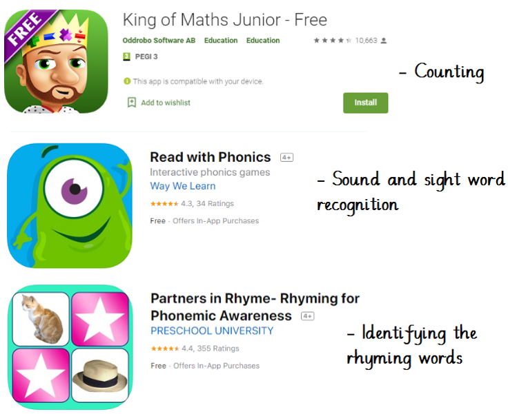 cambpsgov's tweet photo. Some great free apps we are using in Primary 1 and 1/2 this term #learningisfun #appsforeducation https://t.co/wMYnju6umc