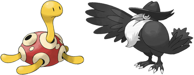 PokemonWarBot1's tweet photo. #PokemonBattle nº 784!
#Shuckle Vs #Honchkrow!
Fight!
Shuckle wins!
25 left.
Who would beat them all?
#PokemonWarBot #Pokemon https://t.co/na4IrEc62W