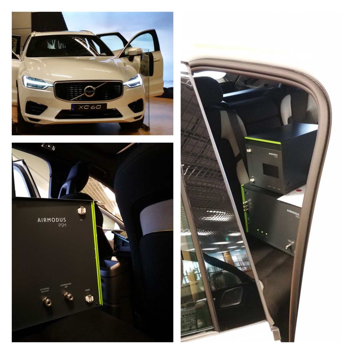 ElaMietti's tweet photo. How cool is this!? Our A11 must have the most comfortable seat  @EAC20191! 😉 

Want to see the @airmodus nCNC? Take a look in the #Volvo downstairs!

#nCNC #nanoCondensationNucleusCounter #PSM #ParticleSizeMagnifier #itsthesmallthingsthatcount #1nm #sub3nm #GoEAC2019 @volvocars https://t.co/nnj60K0kko