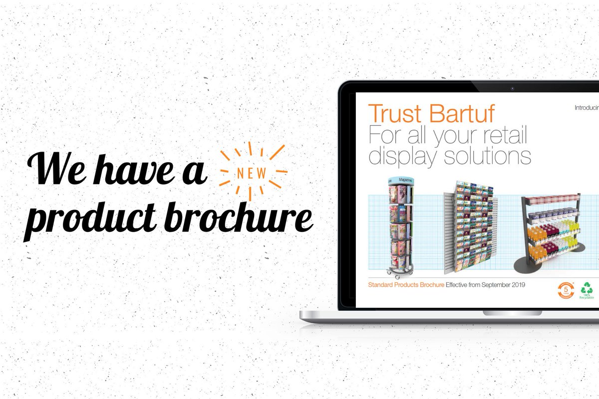bartuf's tweet photo. We have a new #productbrochure 2019! 
Learn all about our new and existing product ranges at -> https://t.co/v5LFjt5JTB 📐 #TrustBartuf #RetailSolutions #Design https://t.co/QaGwli2Tyh