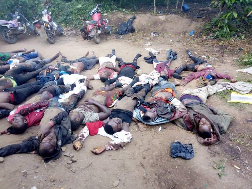 clinton_ndum's tweet photo. @Yousefalhadda17 @benabyad This is called GENOCIDE. Their only crime is because they are southern Cameroonians, Ambazonians. @UN @serenawilliams @LeoDiCaprio @hrw @innercitypress @Pontifex @CNNAfrica @WhiteHouse @dw why should this allowed to happen again after Rwanda. https://t.co/A2ROHNspom