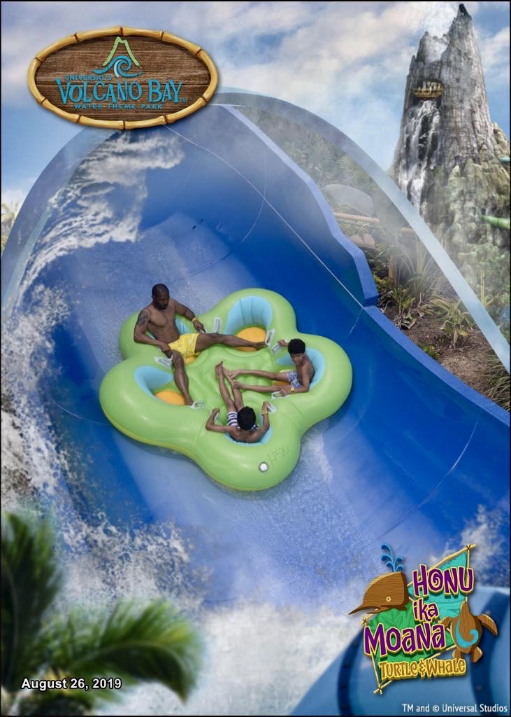 NoelClarke's tweet image. Water fun with the kids and some randoms #VolcanoBay. 
#ReadyforUniversal.