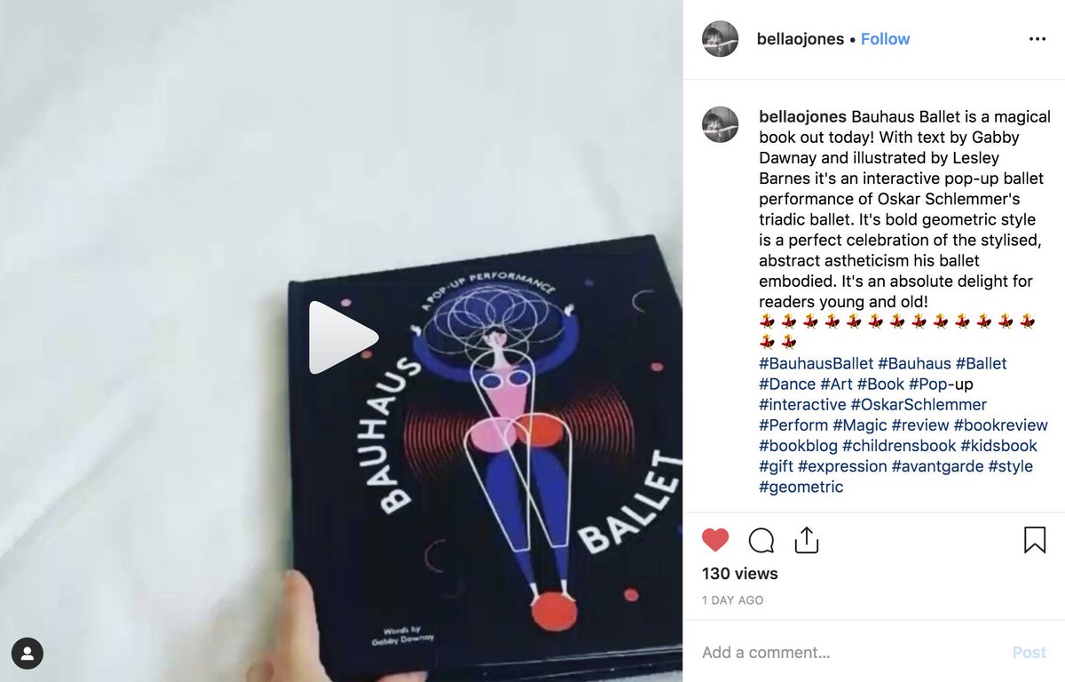 LKPChildrens's tweet photo. Thanks to @BellaOJones for the review of #BauhausBallet - "a magical gem" https://t.co/8sAwkcxy8m https://t.co/BSd645vAcq