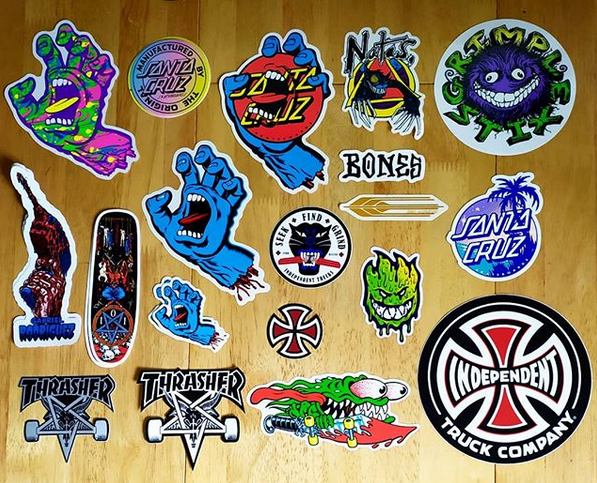 Aufkleber Thrasher,Independent,Santa Cruz,Supreme Skateboard Sticker 30 