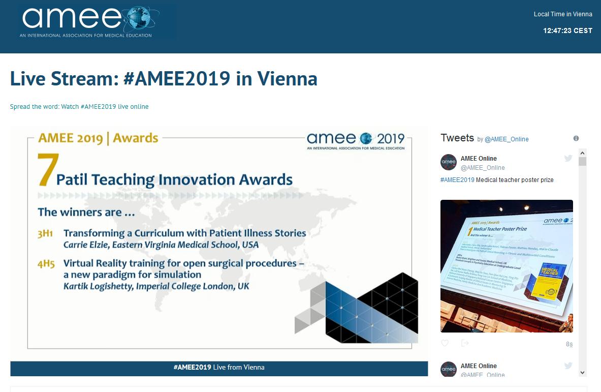 Watch AMEE2019 On-Demand (Videos now available) tweet media