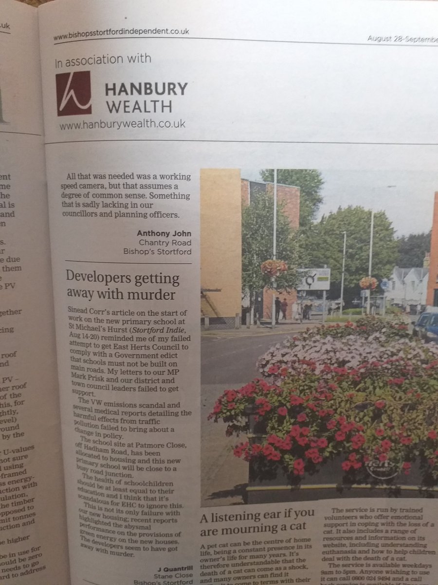 HanburyWealth's tweet photo. Wishing @StortfordIndie a happy 100th edition today, of which we are proud sponsors of their letters page. From one great team to another, keep keeping us up to date with all the local news in and around Stortford! #Schools #Sports #StortfordCommunity #enjoythecake! https://t.co/xB1xaBp4K4