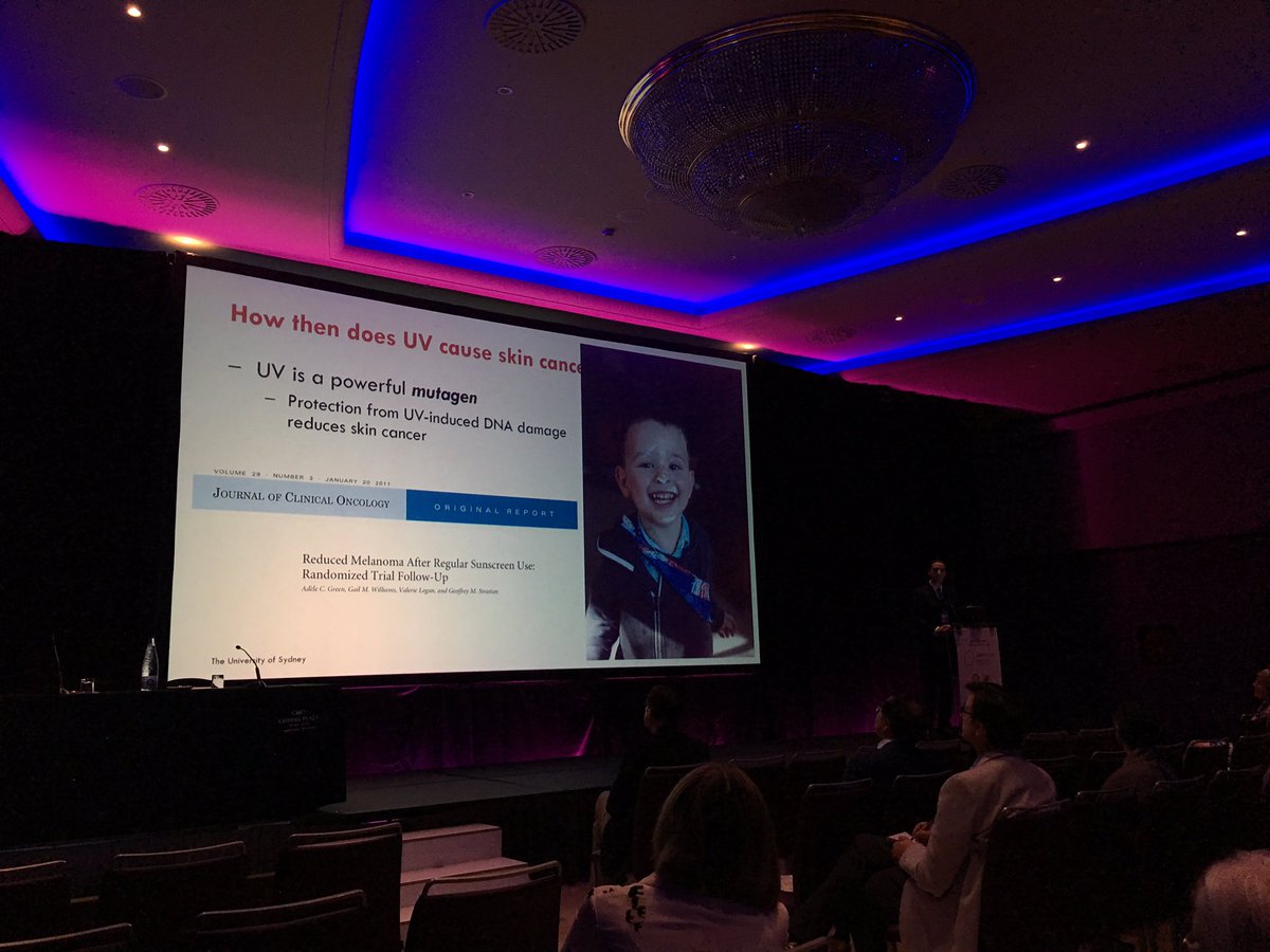 pkselbo's tweet photo. Scott Byrne (Australia) give his Finsen Lecture now. «The Norwegians should be alarmed when looking at the increase of the melanoma incidence in Norway» @Kreftforeningen @terjech @KjetilTasken #Photobiology2019 https://t.co/XyAxZMOqwt