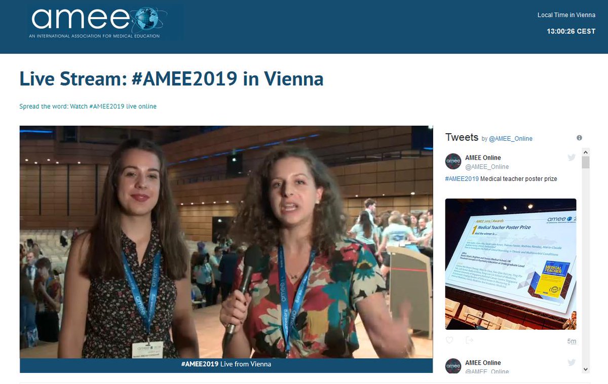 Watch AMEE2019 On-Demand (Videos now available) (@amee_live) on Twitter photo Thanks to Olga, Ken, Lawrence, John and the #AMEE_Live team for beaming the event live around the world. GREAT job! See you in Glasgow! #AMEE2020
Tks! - <a href="/itmeded/">Ken Masters</a> <a href="/meducate/">Lawrence Sherman</a> <a href="/John4amee/">John Dent</a>
#AMEE2019 Thanks to Olga, Ken, Lawrence, John and the #AMEE_Live team for beaming the event live around the world. GREAT job! See you in Glasgow! #AMEE2020
Tks! - <a href="/itmeded/">Ken Masters</a> <a href="/meducate/">Lawrence Sherman</a> <a href="/John4amee/">John Dent</a>
#AMEE2019