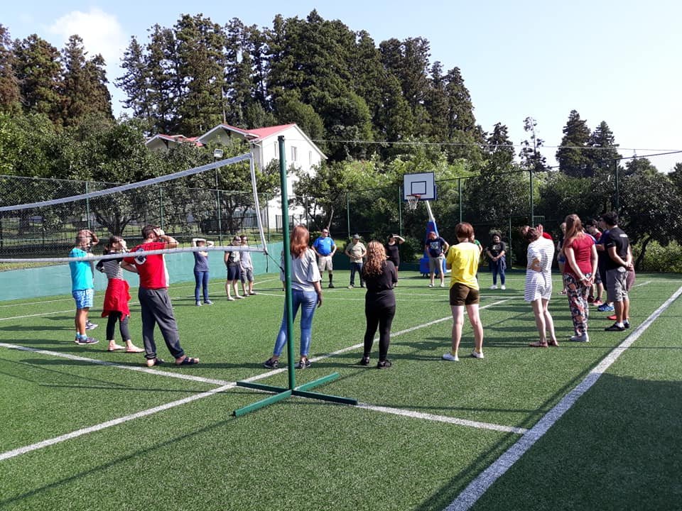 ymcaeurope's tweet photo. Here we go - 35 YMCA leaders from Armenia, Artsakh, Georgia, Russia  &amp; USA are at YMCA Georgia Resource Center "Camp Orange " for C.A.M.P. (Create! Act! Make! Peace!) - organized within @YMCA_RfR. First day and it's already great fun! #ymcaroots #ymca4peace https://t.co/z6neP42BUU