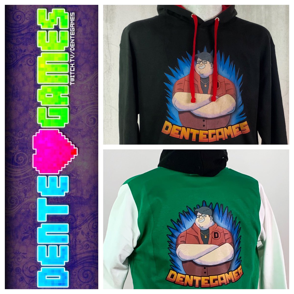 Farbenfroh geht es bei <a href="/DenteGames/">DenteGames</a> zu ! #getshirts #merchandising 
getshirts.de/dentegames