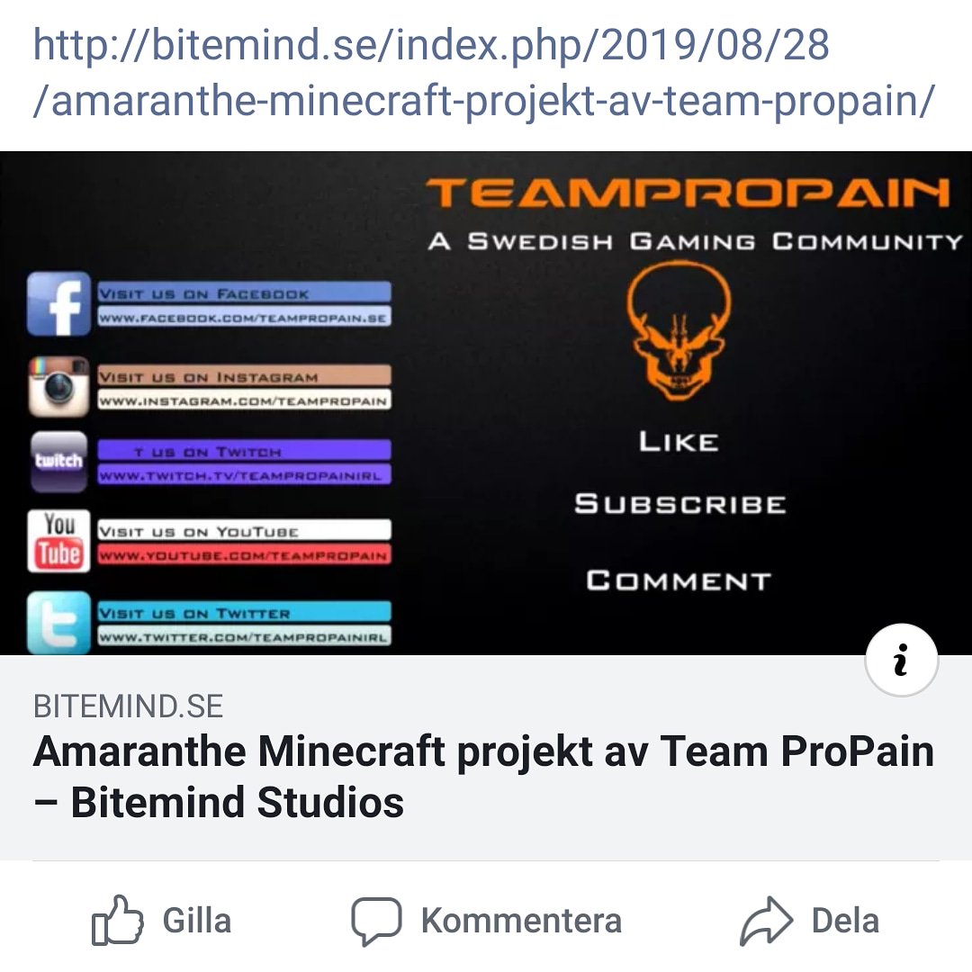 Bitemindab's tweet image. Team ProPain gör det igen! 😮 Kolla in deras senaste Minecraft projekt på Amaranthe. 👇 Riktigt grymt!
Länk finns i profil 📷
@TeamProPainIRL
#teampropain #minecraftproject #amarathe #music #pixelart #xboxone #playstation4 #pcgamer