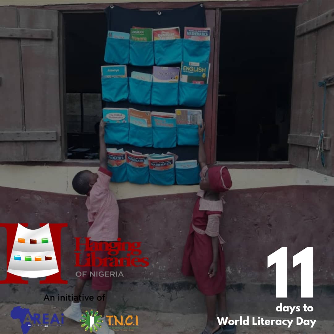 tnci_africa's tweet photo. Readers, they say, are future leaders. But that may not be said of Nigeria. Why?
👉🏾About 40% of the Nigeria population is estimated to be children under 15 years
👉🏾8% of these children do not have access to quality education. 

#HangingLibrary
#WorldLiteracyDay https://t.co/U0IOBVBTWd