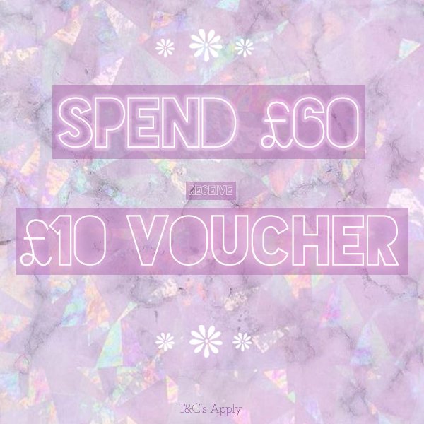 Spend £60 in store and online this week and receive a £10 Voucher! 💜

This offer is available until 02/09/2019. Shop in store and online now: rubyanddaisy.co.uk
