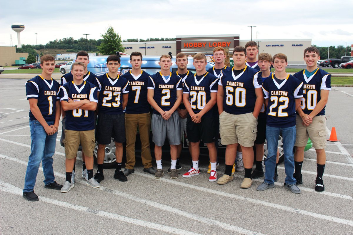 MCSWV's tweet photo. ICYMI: The 6th annual @WTRF7News Sports Zone High School Kickoff Show featured performances from the @JMHS_Band with appearances by the Cameron High School and @JMHSMonarchs football teams and cheerleaders. https://t.co/5J6Q4ItPxX https://t.co/hBXyedMMjh