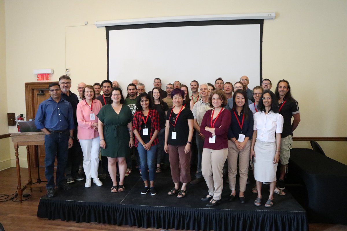 ProjectHOMED's tweet photo. HOMED partners at the IUFRO in Quebec, Canada! 🌎
Talking about population dynamics and integrated management of #forestinsects 🌳
#foresthealth #pests https://t.co/i8uJBc2x34