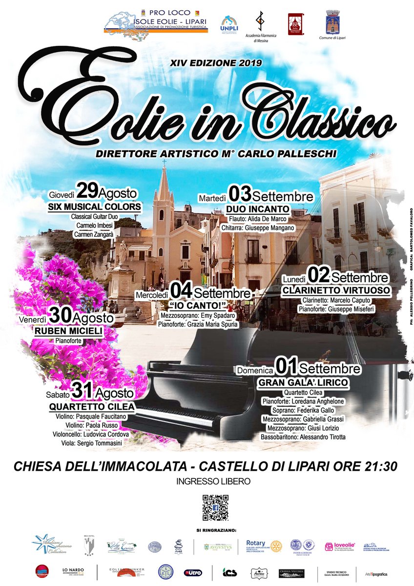 Evento a #Lipari – Eolie in Classico, edizione 2019
➡️ typicalsicily.it/events/1277/ev…
#typicalsicily