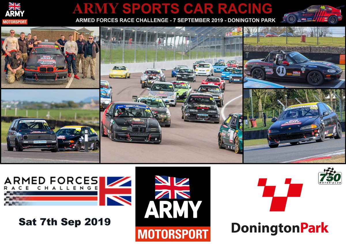 ArmySportsCar's tweet photo. It’s nearly time for the next round of the Armed Forces Race Challenge. We can’t wait! 7th Sep at Donington Park. See you there. #ascr #afrc #armysports @ArmySportsLTRY @ReMotorsport #motorsport #750mc #armysportscarracing https://t.co/0Sqx6d5weF