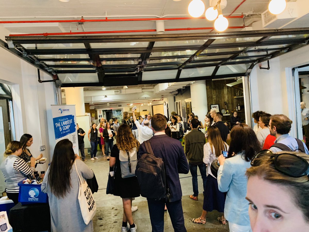 blocalnyc's tweet photo. Thanks to all NYC  #BCorps that came out last night to our NYC marketplace and summer event! Thanks to @OxVerte  and all our sponsors ! #blocalnyc #blocalnycrising https://t.co/f0Equ4kkYQ