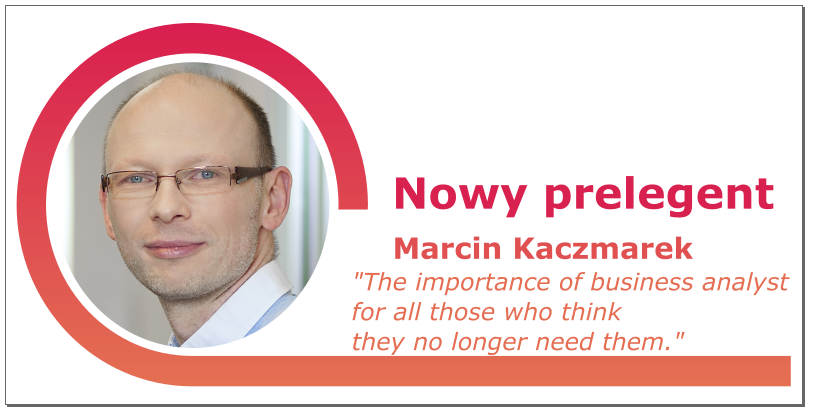 Are business analysts still needed in a software house?
This is the question Marcin Kaczmarek (CEO of <a href="/consileonpl/">Consileon Poland</a>) is going to answer during his talk. He will show you the reasons why and where the skills of business analysts are necessary even in an “agile software house”.