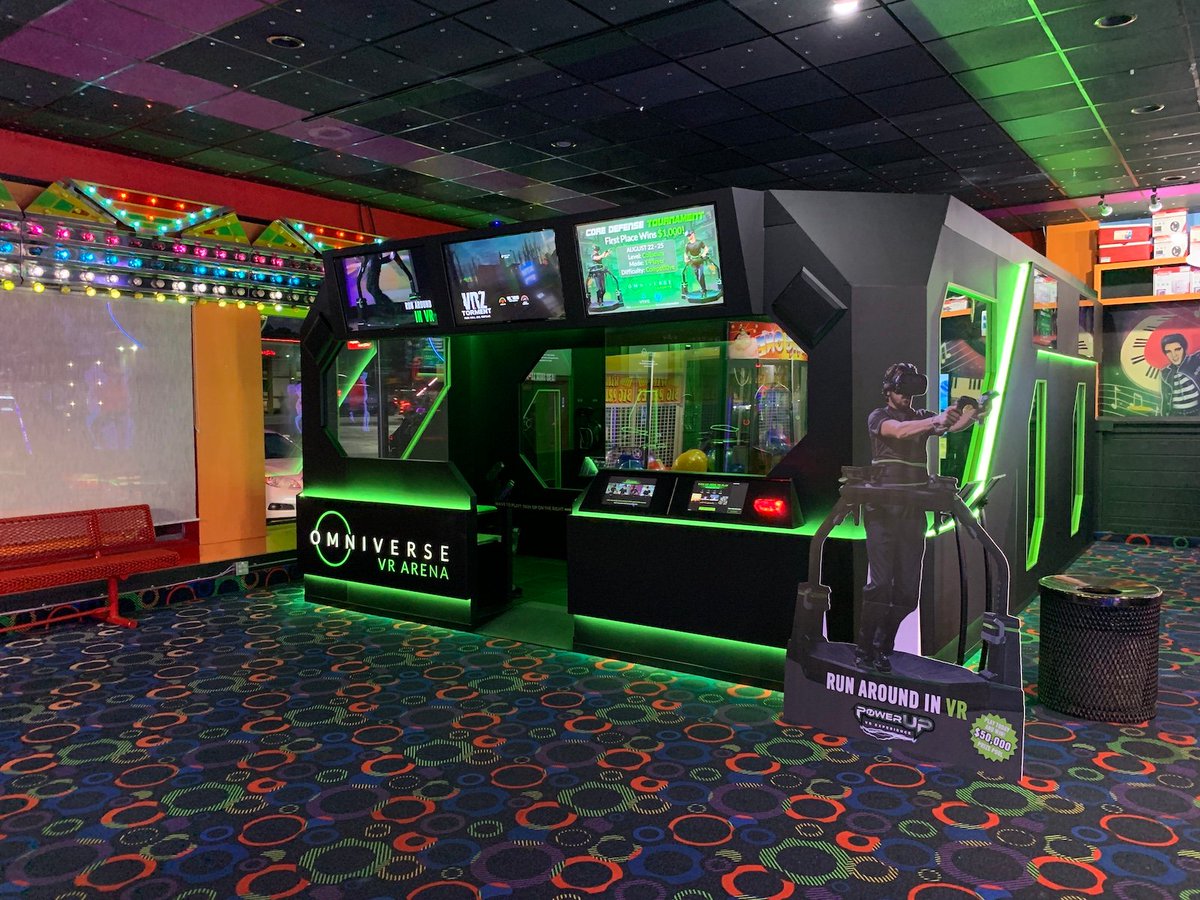 .<a href="/VirtuixOmni/">Virtuix Omni</a> brings Omni Arena to Rockin’ Raceway in Pigeon Forge. bit.ly/2Zzzyjn.