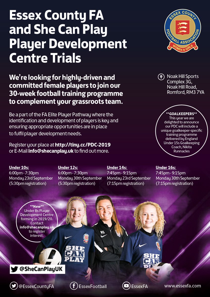 🚨 PDC TRIALS 2019/2020 🚨

You can now apply to trial for our PDC teams this season through the link in our bio! 

Good Luck 🤞

#SHECANPLAY