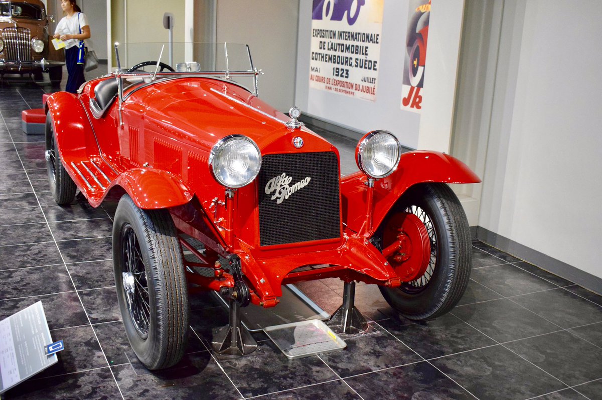 Morris Rumbler 1905 長久手市 トヨタ博物館 ルパン3世でお馴染みの アルファロメオ6c1750 Cmに入る前の ルパン ザ サード アリ の ハンドルが取れて転げ落ちる シーンの車です アニメの影響は大きく この車がきっかけで クラッシックカーに