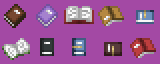 kaine687's tweet photo. Some books sprites I made for my personal project #book #books #rpg #rpgmaker  #rpg2003 #gamedev #gamedevelopment #rpg2k3 #fantasy #scifi #indie #indiedev #IndieGameDev #personalproject #indiegame #indiegames #pixel #pixelart  #art #sprite #sprites #lunarian https://t.co/fuzkzlDMRA