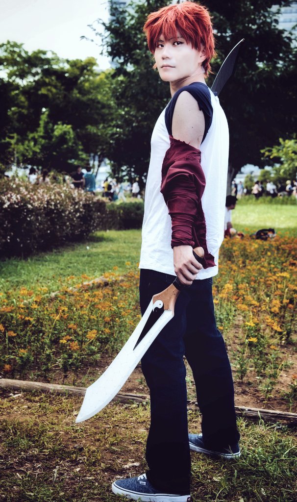 SK98444's tweet photo. 【COS】
Fate/staynight [Heaven's Feel] 
衛宮　士郎

だから、俺が守る。どんなことになっても、桜自身が桜を殺そうとしても―――俺が桜を守るよ

Photo:@soukyuu333 
#コミケ96 
#C96
#C96コスプレ 
#c96cos 
#FateHF 
#コミケ4日目 https://t.co/m37zEb5oOo https://t.co/Mq75iUihgL