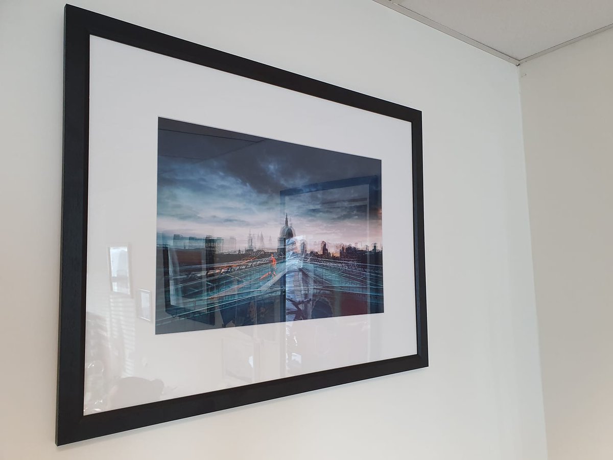 eFrame's tweet image. Time for a spot of mid-week #inspiration... check out this amazing multi-exposure shot of the #iconic #London #MilleniumBridge with #StPaulsCathedral from Daniel Sands Photography. Check out his work on instagram.com/danielsandspho…
