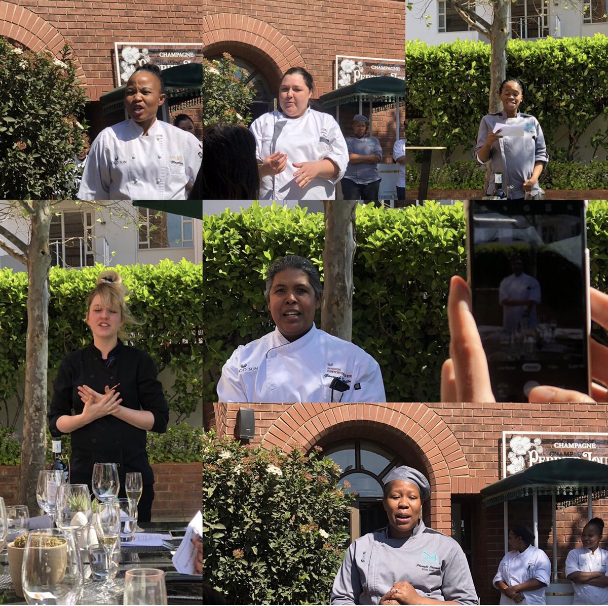 JohannesburgIYP's tweet photo. An amazing group of female chefs representing @TsogoSun at lunch today at @54onBath. We love their stories and their dedication to all thing food. 
#TsogoTasting https://t.co/2jv4wx7Wml