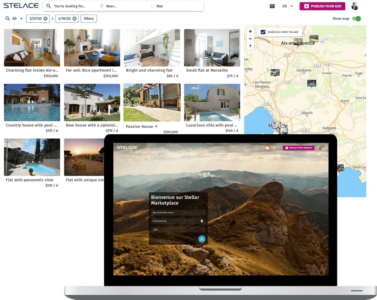 StelaceAPI's tweet image. Try out this new open-source marketplace template powered by Stelace APIs

Serverless #JAMstack architecture
@vuejs front-end with Quasar Framework 
Netlify continuous deployment
Stelace API backend and headless CMS
buff.ly/2Pe98nI

==&amp;gt; GitHub: buff.ly/2L6R0H4