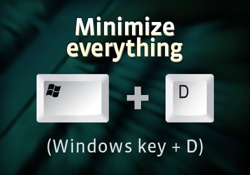techoasissystem's tweet image. #WindowsOperatingSystem
#KeyCombinations
#TryandSee
[Windows key + D]