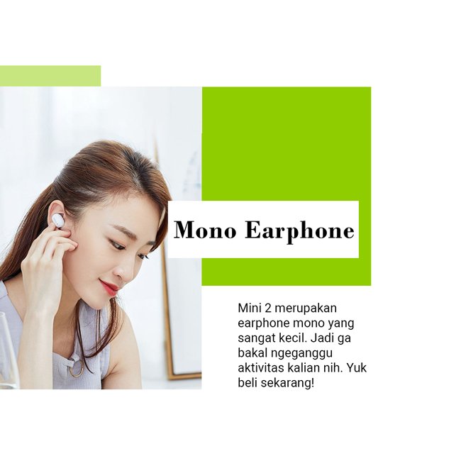 QCYindo's tweet photo. Mini 2  merupakan earphone mono yang sangat kecil. Jadi ga bakal ngeganggu aktivitas kalian nih. Yuk beli sekarang!

 #QCY #QCYIndo #QCYIndonesia #bluetooth #earphones #bluetoothearphone #wirelessearphone #gym #headset #bluetoothheadset https://t.co/rZUBtuxSzy